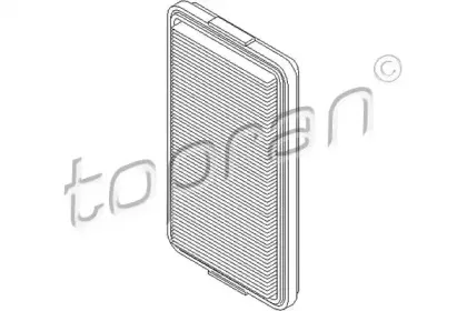 500 229 TOPRAN Воздушный фильтр