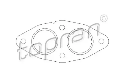 501 281 TOPRAN Прокладка, труба выхлопного газа