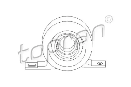 500 012 TOPRAN Подвеска, карданный вал