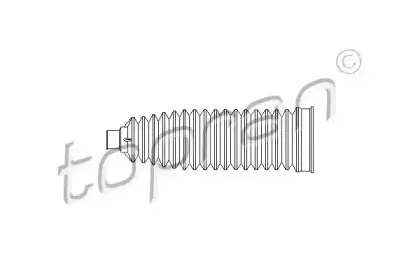 501 582 TOPRAN Пыльник, рулевое управление