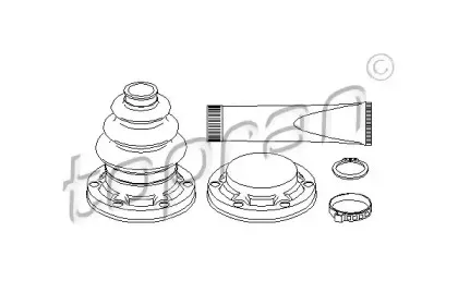 501 319 TOPRAN Комплект пылника, приводной вал