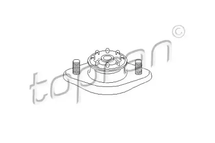 500 039 TOPRAN Опора стойки амортизатора