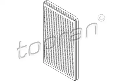 700 260 TOPRAN Фильтр, воздух во внутренном пространстве