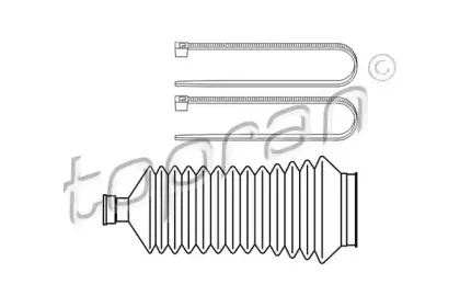 700 374 TOPRAN Комплект пылника, рулевое управление