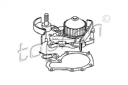 700 224 TOPRAN Водяной насос