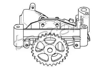 721 208 TOPRAN Масляный насос