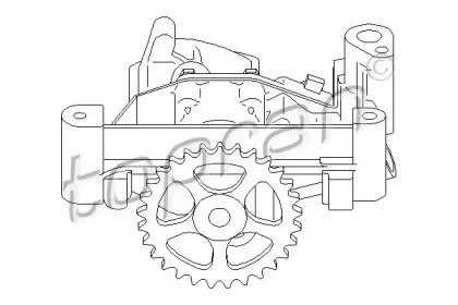 721 213 TOPRAN Масляный насос