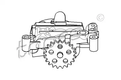 720 157 TOPRAN Масляный насос