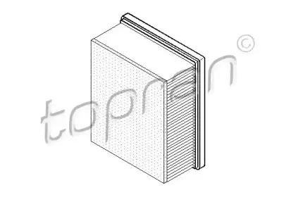 721 005 TOPRAN Воздушный фильтр
