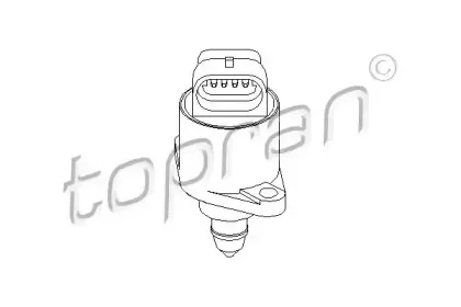 721 465 TOPRAN Поворотная заслонка, подвод воздуха