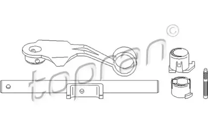 722 140 TOPRAN Возвратная вилка, система сцепления