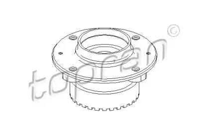 722 253 TOPRAN Ступица колеса