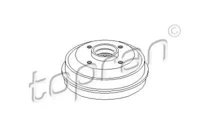 721 178 TOPRAN Тормозной барабан