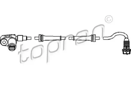 721 615 TOPRAN Датчик, частота вращения колеса