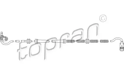 722 100 TOPRAN Датчик, частота вращения колеса