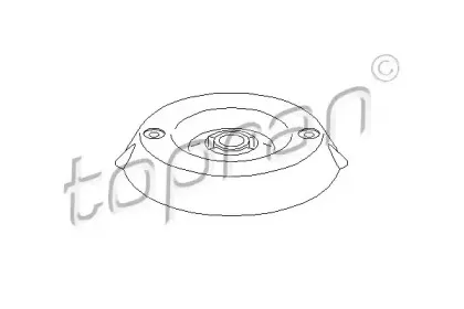 721 808 TOPRAN Опора стойки амортизатора