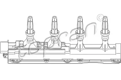 721 904 TOPRAN Катушка зажигания