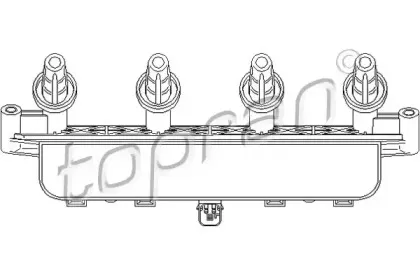 721 405 TOPRAN Катушка зажигания