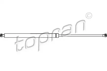 721 293 TOPRAN Газовая пружина, крышка багажник