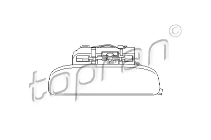721 719 TOPRAN Ручка двери