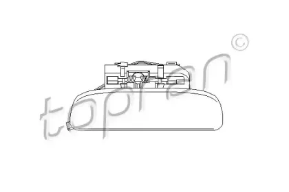 721 720 TOPRAN Ручка двери