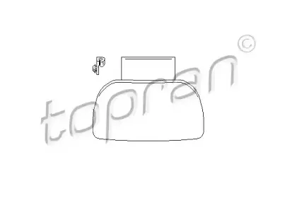 721 717 TOPRAN Ручка двери