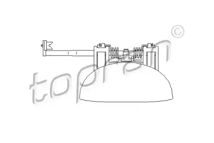 721 714 TOPRAN Ручка двери