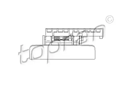 721 724 TOPRAN Ручка двери