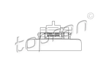 721 726 TOPRAN Ручка двери