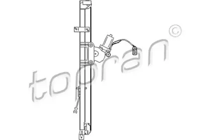 721 764 TOPRAN Подъемное устройство для окон