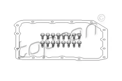 500 784 TOPRAN Прокладка, масляный поддон автоматической коробки передач