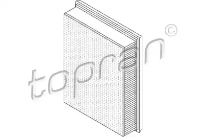 700 665 TOPRAN Воздушный фильтр