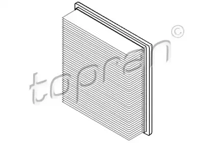 207 626 TOPRAN Воздушный фильтр