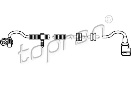 303 956 TOPRAN Датчик, частота вращения колеса