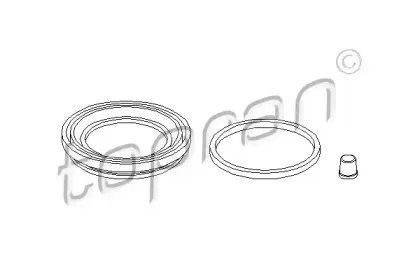 202 449 TOPRAN Ремкомплект, тормозной суппорт