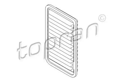 207 723 TOPRAN Воздушный фильтр