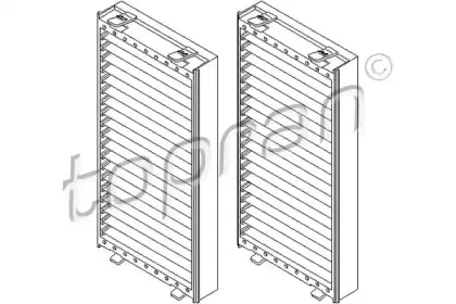 501 652 TOPRAN Фильтр, воздух во внутренном пространстве