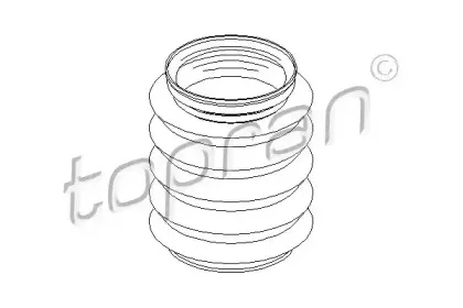 501 788 TOPRAN Защитный колпак / пыльник, амортизатор