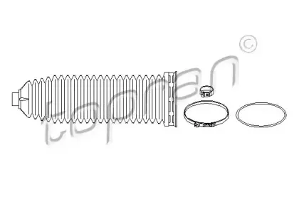401 784 TOPRAN Комплект пылника, рулевое управление