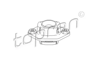 501 760 TOPRAN Опора стойки амортизатора