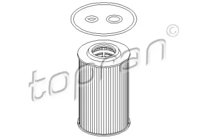 112 939 TOPRAN Масляный фильтр