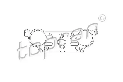 113 283 TOPRAN Прокладка, картер рулевого механизма