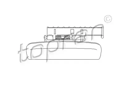 722 647 TOPRAN Ручка двери