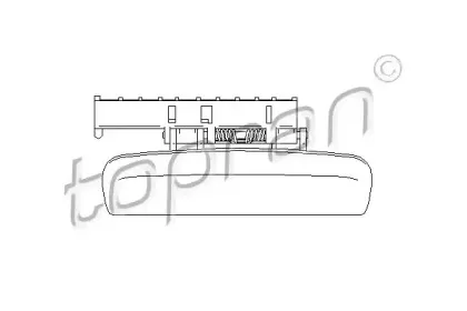 722 646 TOPRAN Ручка двери