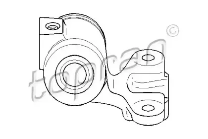 722 679 TOPRAN Кронштейн, подушки рычага