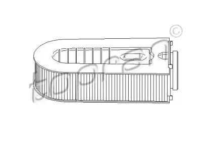 407 732 TOPRAN Воздушный фильтр