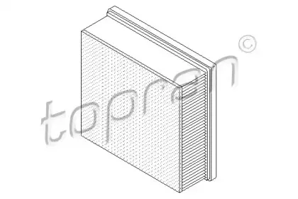 207 721 TOPRAN Воздушный фильтр