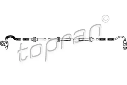 722 809 TOPRAN Датчик, частота вращения колеса