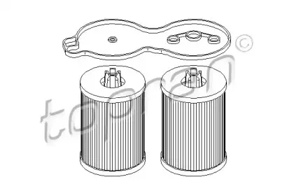 113 546 TOPRAN Топливный фильтр