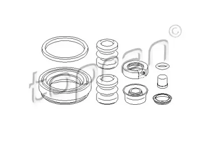107 083 TOPRAN Ремкомплект, тормозной суппорт